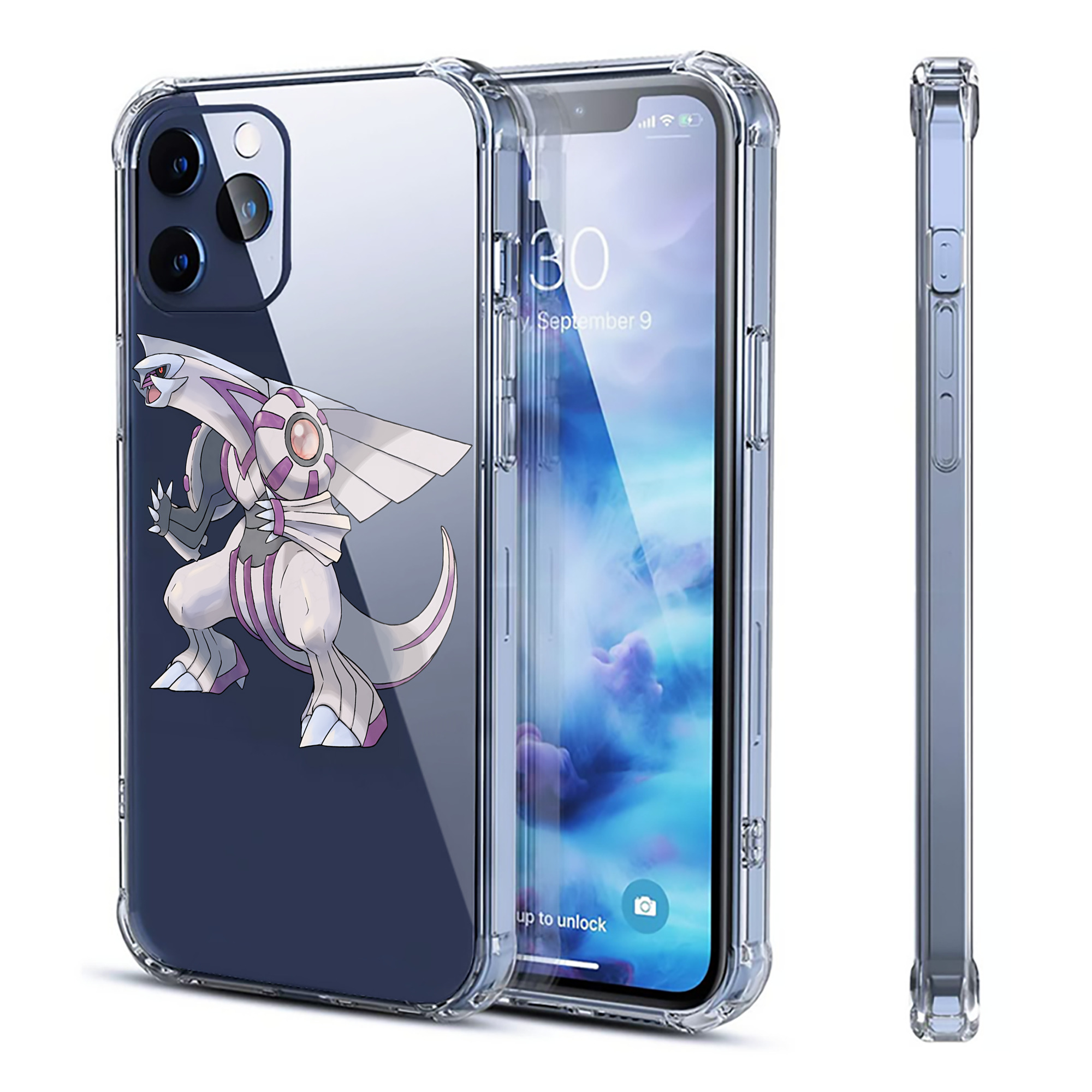 （画像用） ポケットモンスター Pokémon 【iPhone 12シリーズ対応】透明スマホケース（クリアソフトケース）